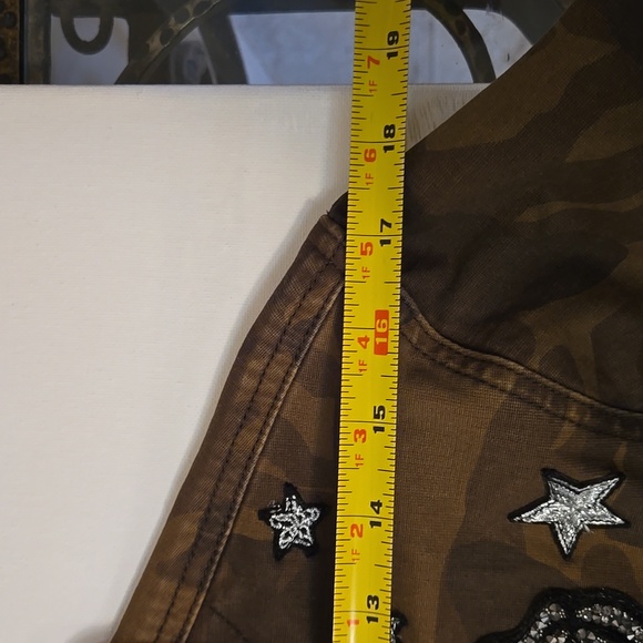 Mason by Suko Camo Jacket S Embellished - Picture 9 of 12